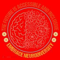 The Future Is Accessible  Inclusive Embrace Neurodiversity Santa Hat thumb 1