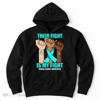 Their Fight Is My Fight Hand Sexual Assault Awareness Hoodie thumb 0
