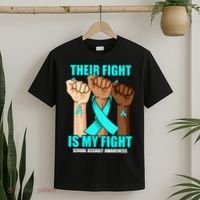 Their Fight Is My Fight Hand Sexual Assault Awareness T-Shirt thumb 2