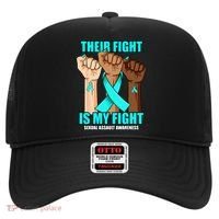 Their Fight Is My Fight Hand Sexual Assault Awareness Hat thumb 0