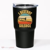 Trombonist Funny I Destroy Silence Trombone Player Tumbler thumb 0