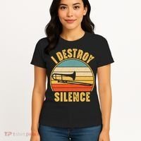 Trombonist Funny I Destroy Silence Trombone Player Women's T-Shirt thumb 4