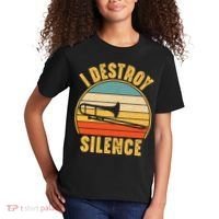 Trombonist Funny I Destroy Silence Trombone Player Kids T-Shirt thumb 2