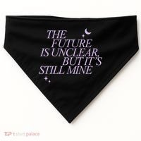 The Future Is Unclear But Its Still Mine Cute USA-Made Doggie Bandana thumb 0