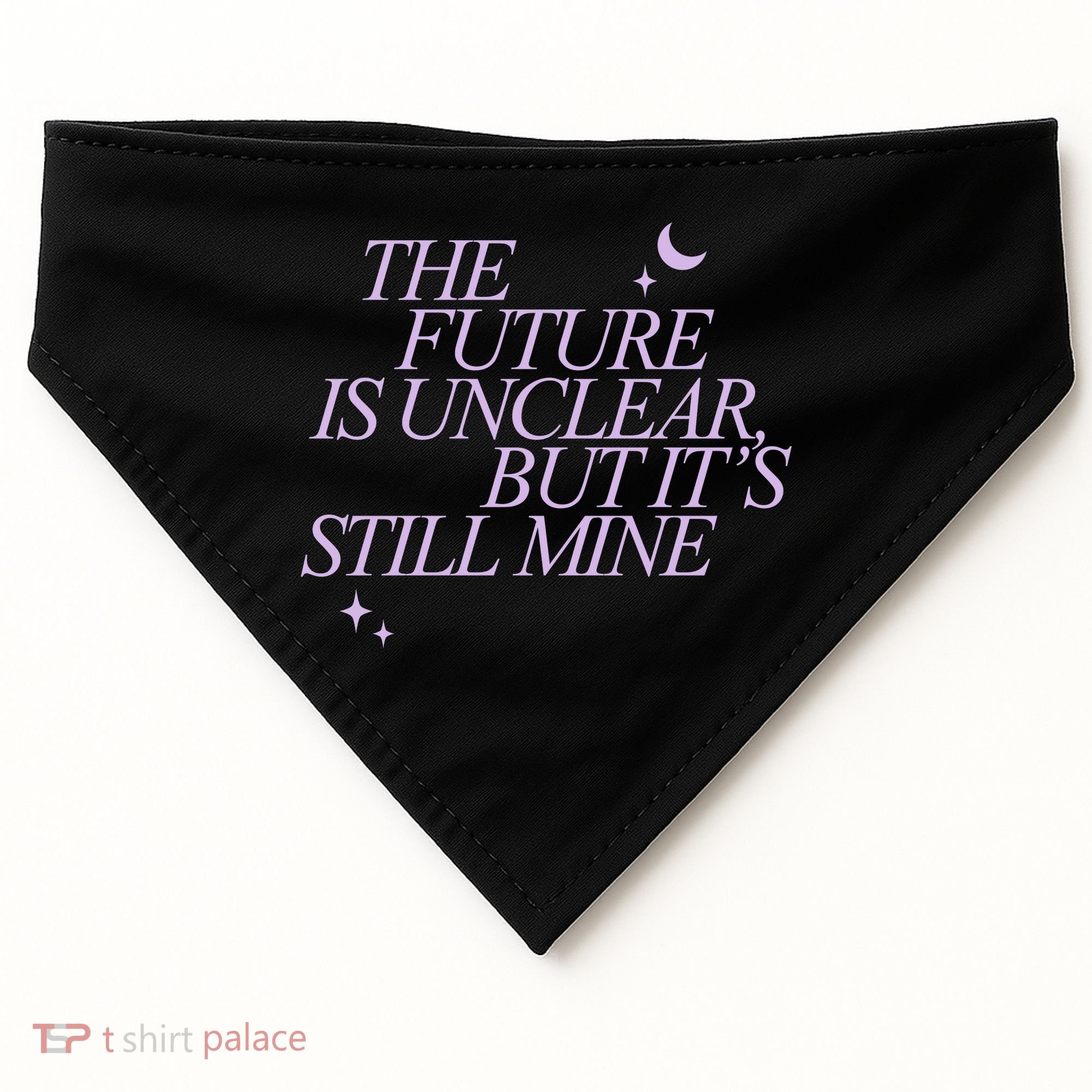 The Future Is Unclear But Its Still Mine Cute USA-Made Doggie Bandana