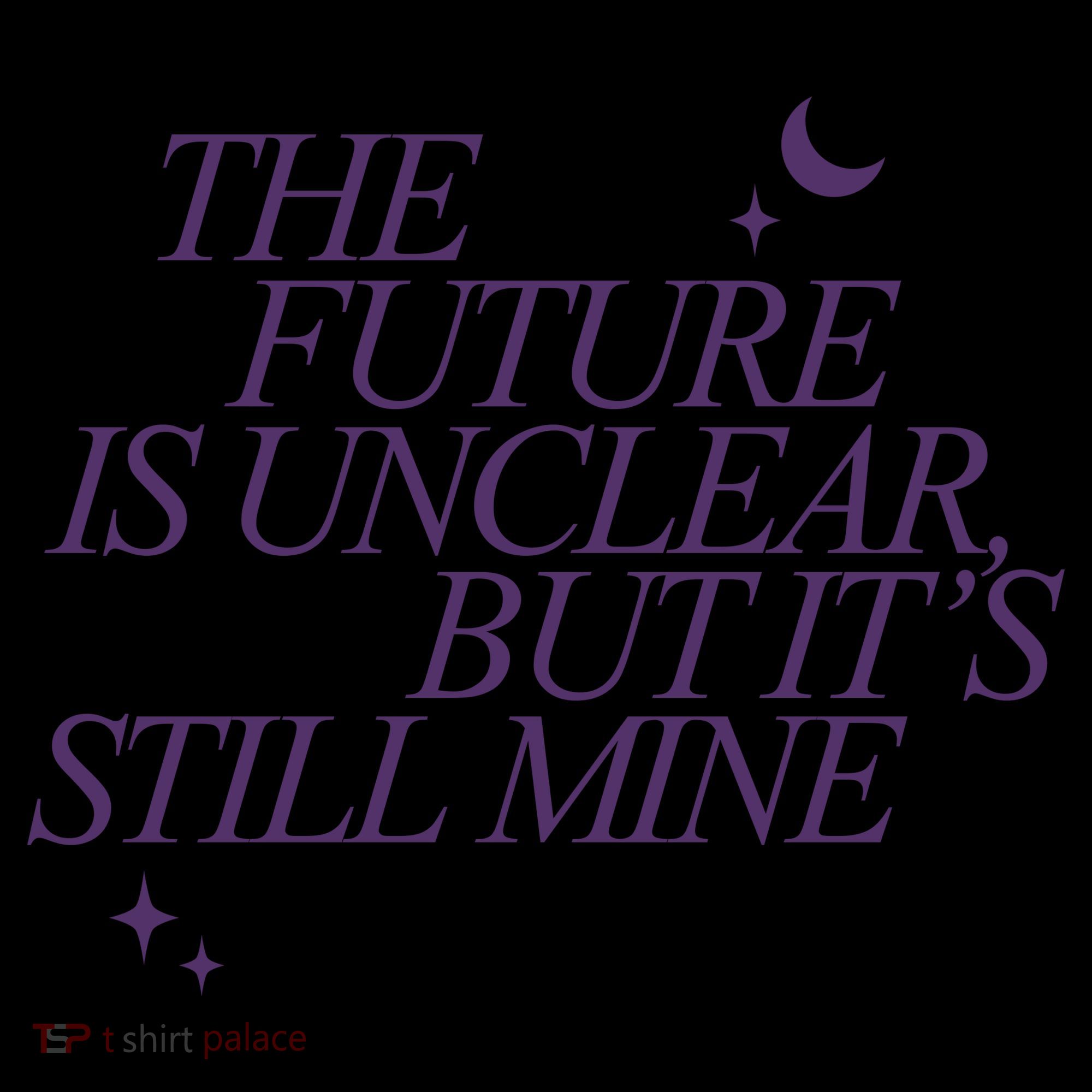 The Future Is Unclear But Its Still Mine Cute Kids Colorblock Raglan Jersey