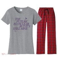 The Future Is Unclear But Its Still Mine Cute Women's Flannel Pajama Set thumb 0