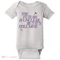 The Future Is Unclear But Its Still Mine Cute Baby Bodysuit thumb 0