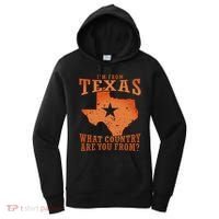 Texas Flag IM From Texas What Country Are You From Women's Hoodie thumb 0