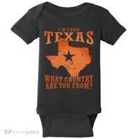 Texas Flag IM From Texas What Country Are You From Baby Bodysuit thumb 0