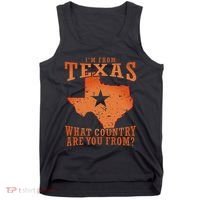 Texas Flag IM From Texas What Country Are You From Tank Top thumb 0