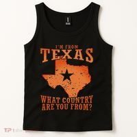 Texas Flag IM From Texas What Country Are You From Tank Top thumb 2
