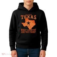 Texas Flag IM From Texas What Country Are You From Kids Hoodie thumb 4
