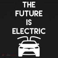 The Future Is Electric Car Apron thumb 3