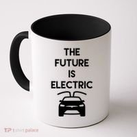 The Future Is Electric Car Coffee Mug thumb 0