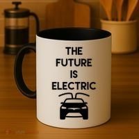 The Future Is Electric Car Coffee Mug thumb 4