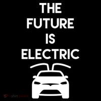 The Future Is Electric Car Women's Hoodie thumb 2