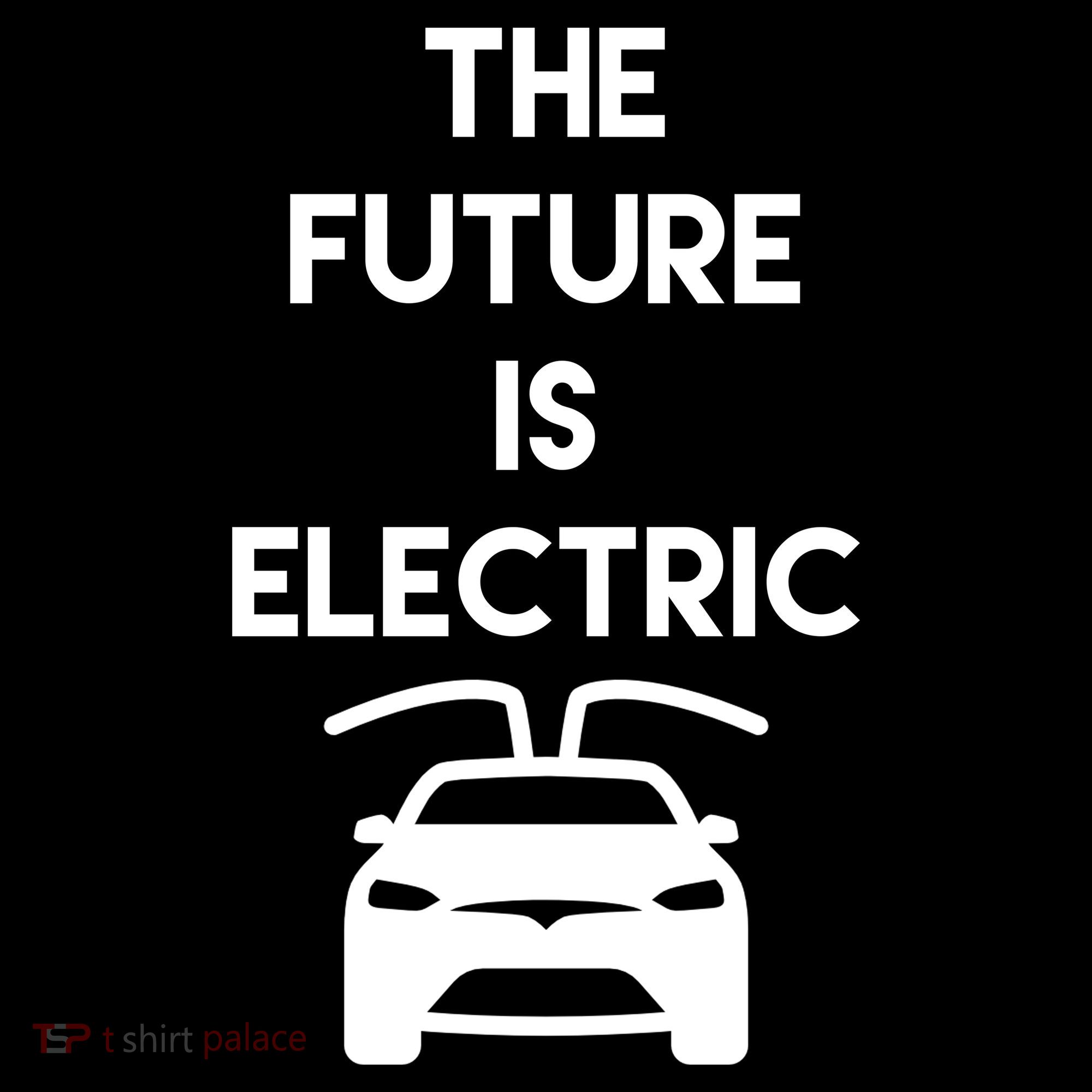 The Future Is Electric Car Women's Hoodie