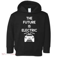 The Future Is Electric Car Toddler Hoodie thumb 0