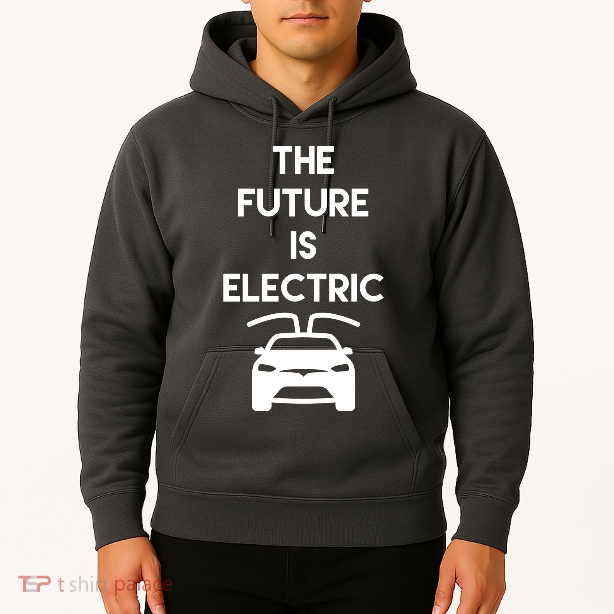 The Future Is Electric Car Hoodie
