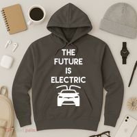 The Future Is Electric Car Hoodie thumb 3