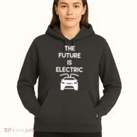The Future Is Electric Car Hoodie thumb 5