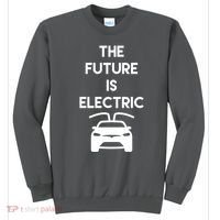 The Future Is Electric Car Sweatshirt thumb 0