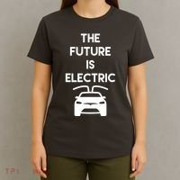 The Future Is Electric Car T-Shirt thumb 4
