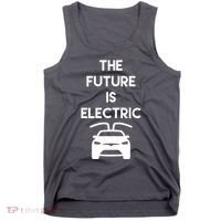 The Future Is Electric Car Tank Top thumb 0