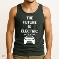 The Future Is Electric Car Tank Top thumb 3