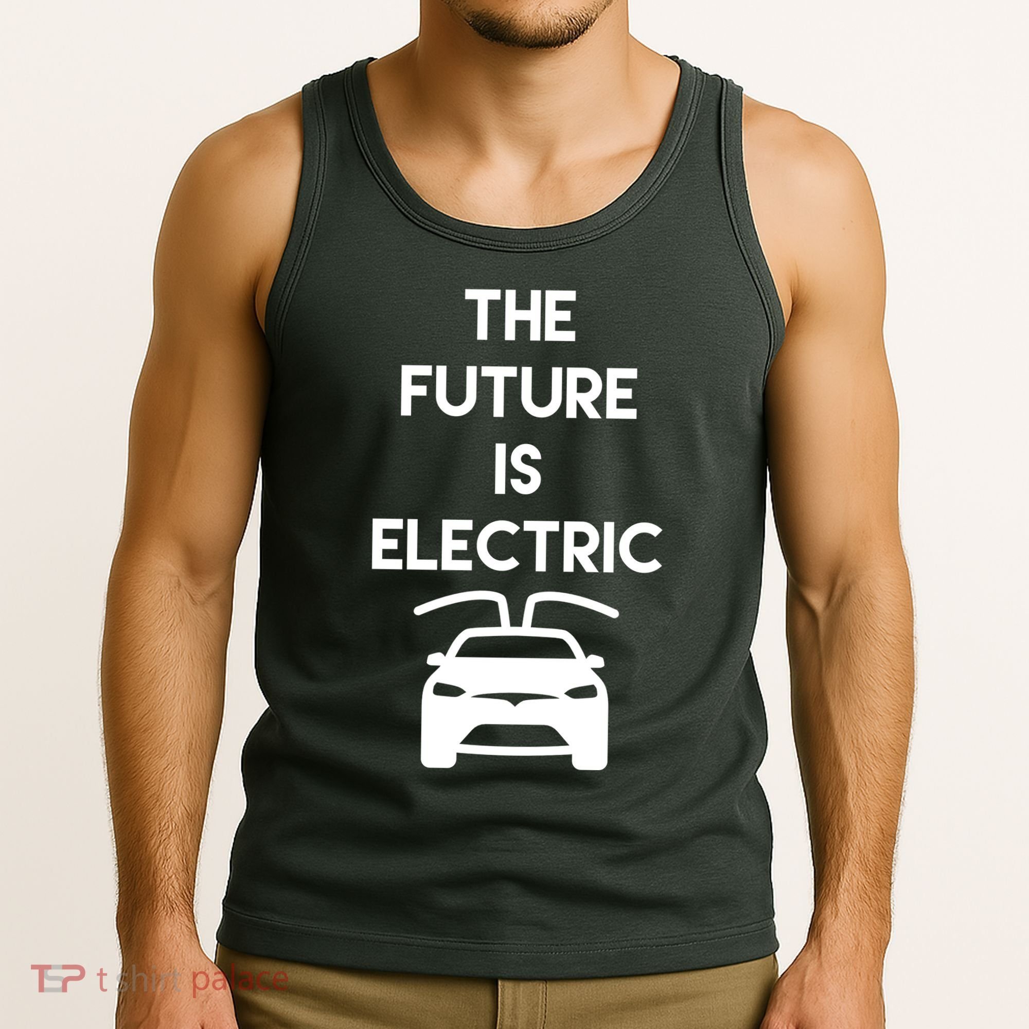 The Future Is Electric Car Tank Top