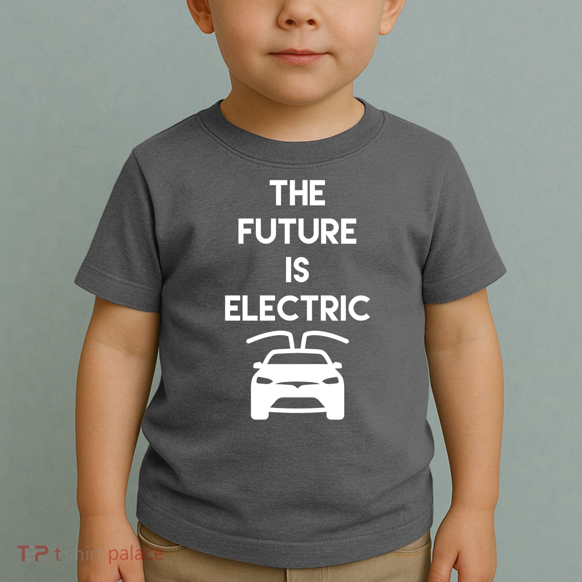 The Future Is Electric Car Toddler T-Shirt