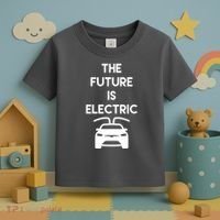 The Future Is Electric Car Toddler T-Shirt thumb 3