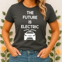 The Future Is Electric Car Women's T-Shirt thumb 2