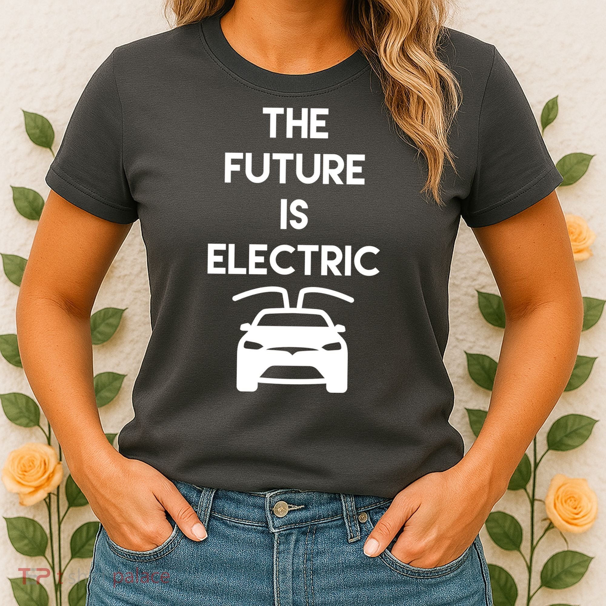 The Future Is Electric Car Women's T-Shirt