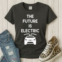 The Future Is Electric Car Women's T-Shirt thumb 3
