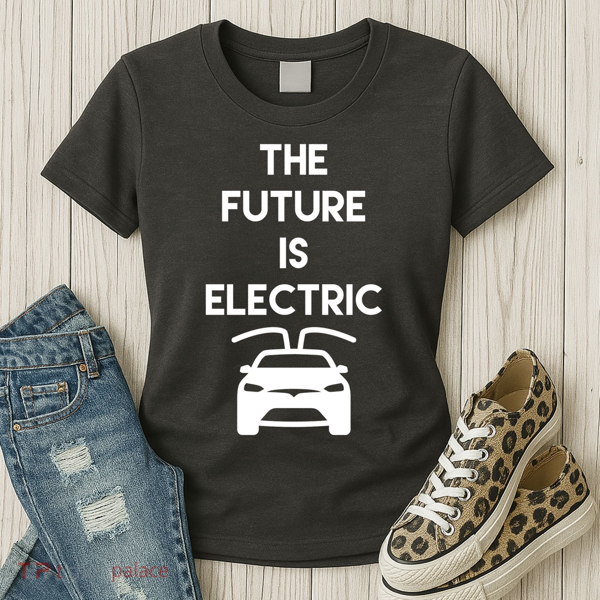 The Future Is Electric Car Women's T-Shirt