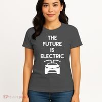 The Future Is Electric Car Women's T-Shirt thumb 4