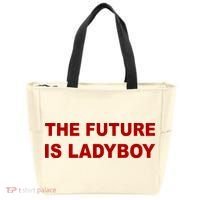 The Future Is Ladyboy Tote Bag thumb 0