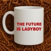 The Future Is Ladyboy Coffee Mug thumb 2