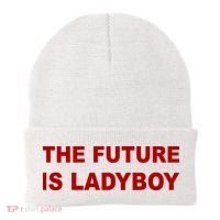 The Future Is Ladyboy Beanie thumb 0