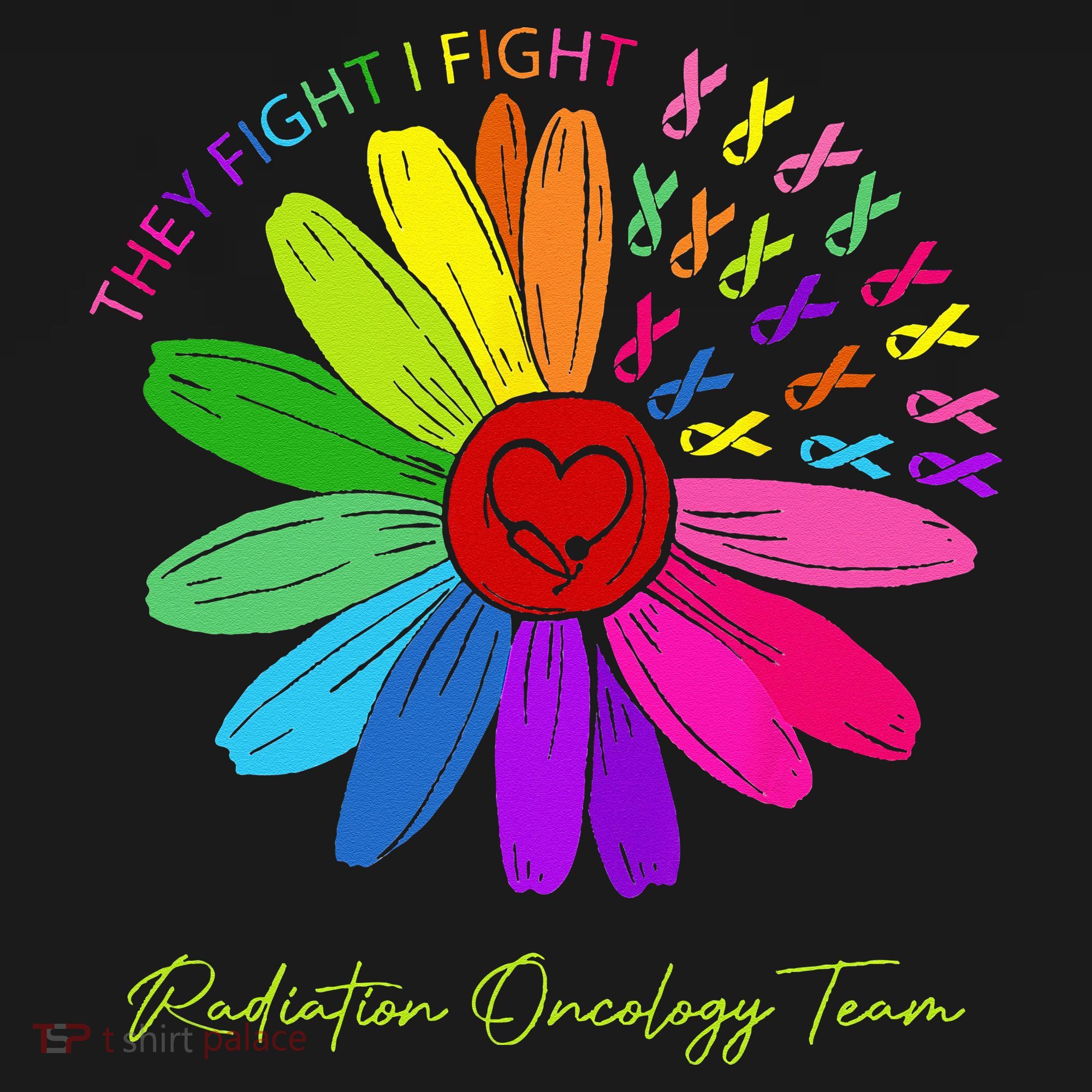 They Fight I Fight. Oncology Team. Radiation Oncology Nurse Women's Hoodie