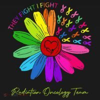 They Fight I Fight. Oncology Team. Radiation Oncology Nurse Women's Tank Top thumb 5