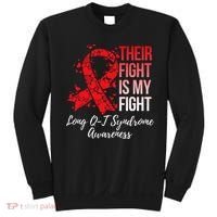 Their Fight Is My Fight Long Qt Syndrome Awareness Sweatshirt thumb 0