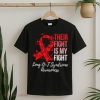 Their Fight Is My Fight Long Qt Syndrome Awareness T-Shirt thumb 2