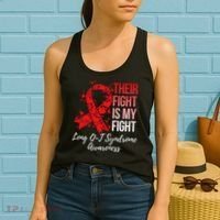Their Fight Is My Fight Long Qt Syndrome Awareness Women's Tank Top thumb 2