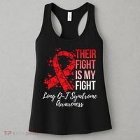 Their Fight Is My Fight Long Qt Syndrome Awareness Women's Tank Top thumb 3