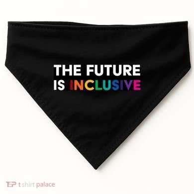 The Future Is Inclusive Disability Awareness USA-Made Doggie Bandana