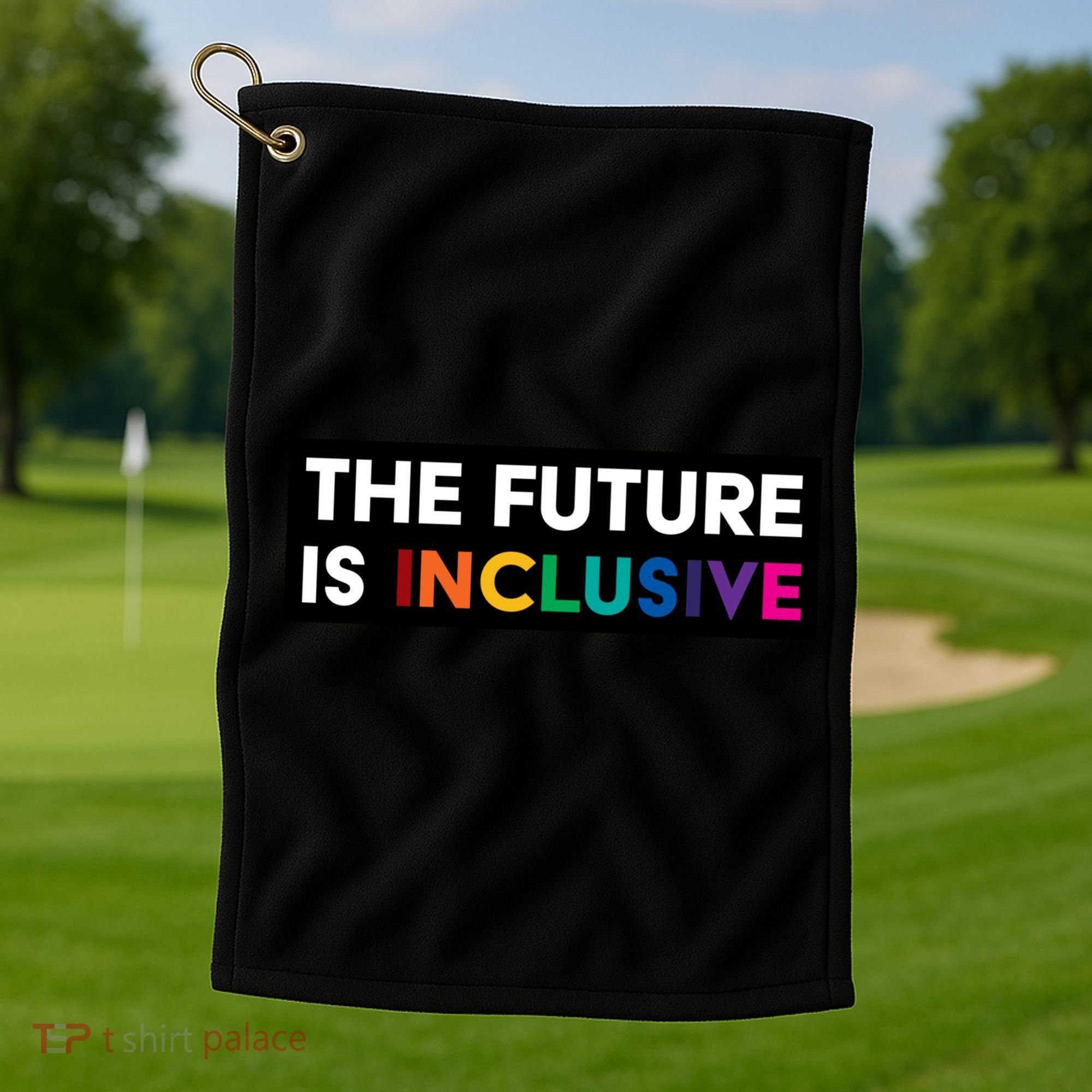 The Future Is Inclusive Disability Awareness Golf Towel