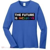 The Future Is Inclusive Disability Awareness Women's Long Sleeve Shirt thumb 0